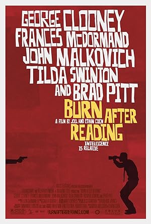 Cover image of the movie Burn After Reading (2008)