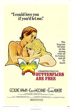 Cover image of the movie Butterflies Are Free (1972)