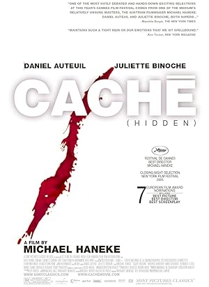 Cover image of the movie Caché (Hidden) (2005)