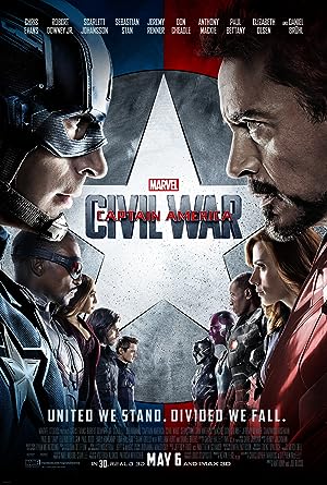 Cover image of the movie Captain America: Civil War (2016)
