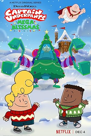 Cover image of the movie Captain Underpants: Mega Blissmas (2020)