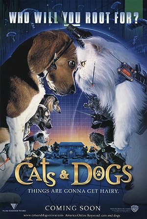 Cover image of the movie Cats & Dogs (2001)