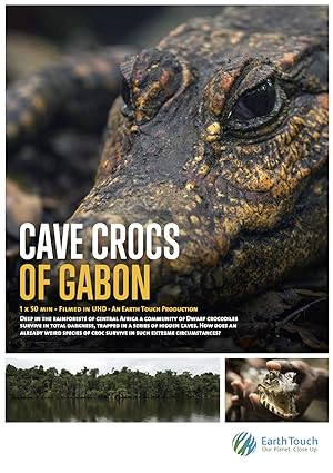 Cover image of the movie Cave Crocs of Gabon (2018)