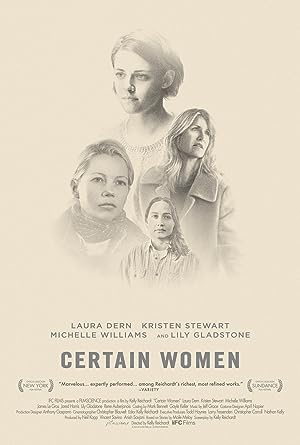 Cover image of the movie Certain Women (2016)