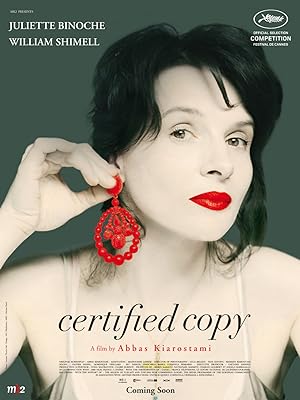 Cover image of the movie Certified Copy (2010)