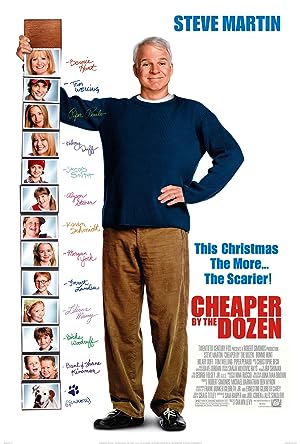 Cover image of the movie Cheaper by the Dozen (2003)