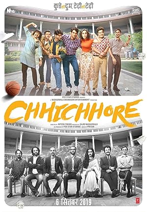 Cover image of the movie Chhichhore (2019)