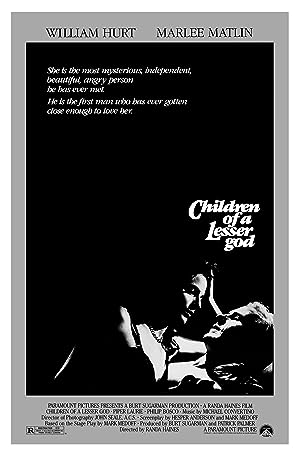 Cover image of the movie Children of a Lesser God (1986)