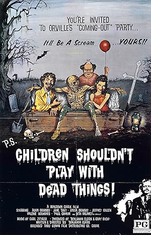 Cover image of the movie Children Shouldn't Play with Dead Things (1972)