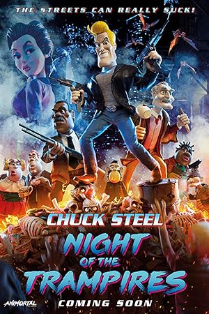Cover image of the movie Chuck Steel: Night of the Trampires (2018)