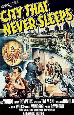Cover image of the movie City That Never Sleeps (1953)