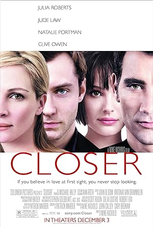 Cover image of the movie Closer (2004)