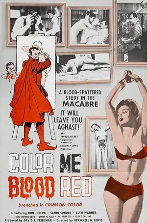 Cover image of the movie Color Me Blood Red (1965)
