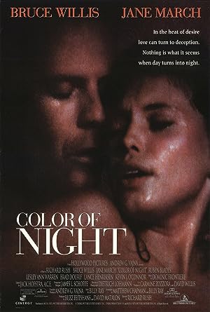 Cover image of the movie Color of Night (1994)