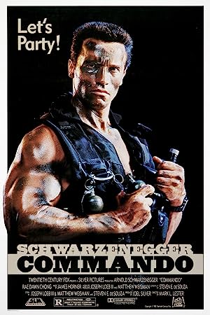 Cover image of the movie Commando (1985)