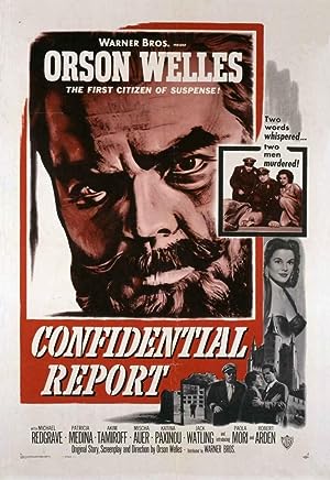 Cover image of the movie Confidential Report (1955)