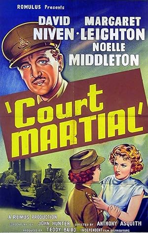Cover image of the movie Court Martial (1954)