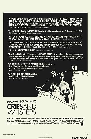 Cover image of the movie Cries & Whispers (1972)