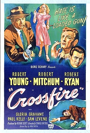 Cover image of the movie Crossfire (1947)