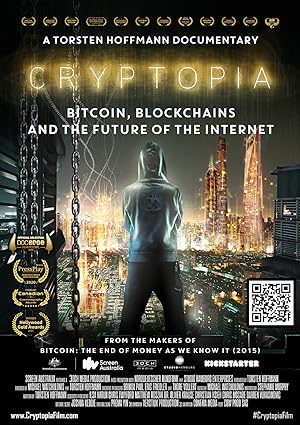 Cover image of the movie Cryptopia: Bitcoin, Blockchains and the Future of the Internet (2020)