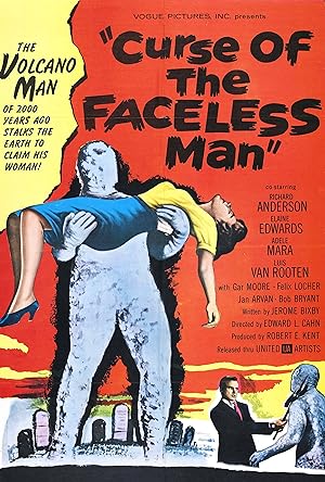 Cover image of the movie Curse of the Faceless Man (1958)
