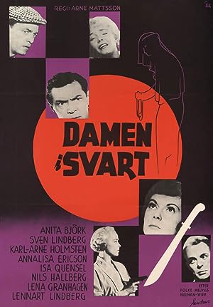 Cover image of the movie Damen i svart (1958)
