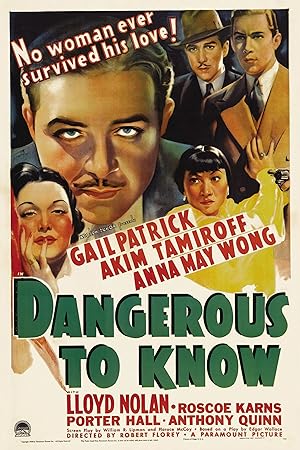 Cover image of the movie Dangerous to Know (1938)