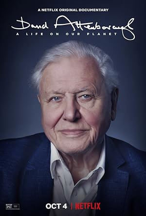 Cover image of the movie David Attenborough: A Life on Our Planet (2020)