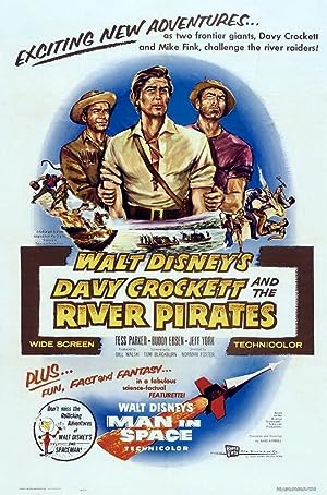 Cover image of the movie Davy Crockett and the River Pirates (1956)