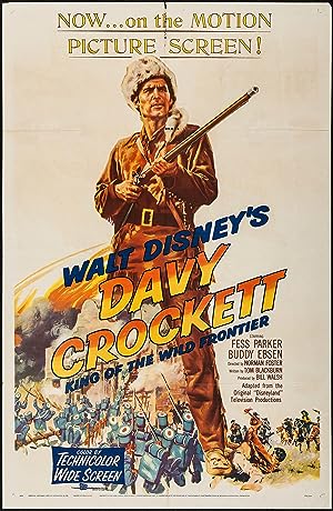 Cover image of the movie Davy Crockett: King of the Wild Frontier (1955)