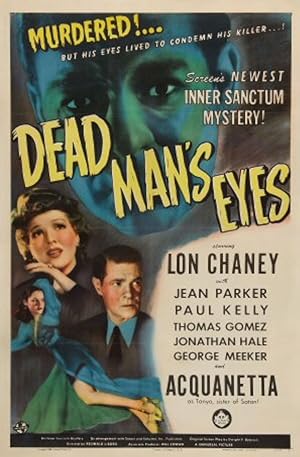 Cover image of the movie Dead Man's Eyes (1944)