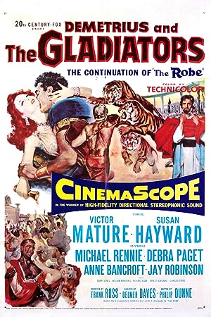 Cover image of the movie Demetrius and the Gladiators (1954)