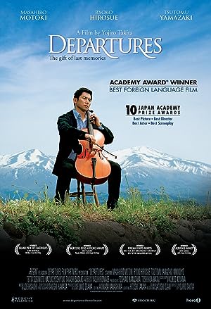 Cover image of the movie Departures (2008)
