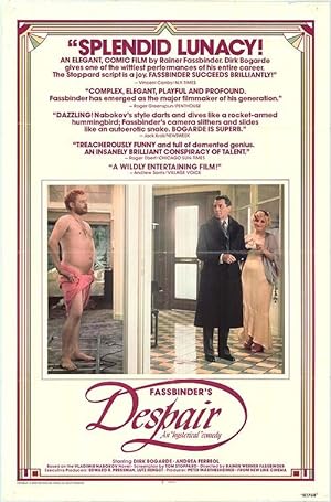 Cover image of the movie Despair (1978)