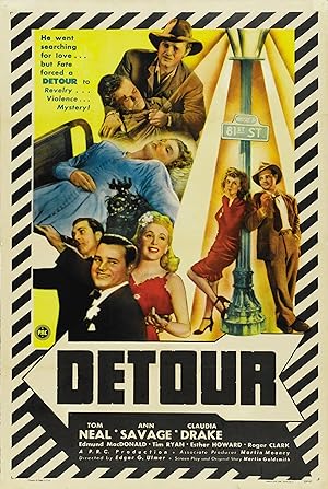 Cover image of the movie Detour (1945)