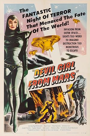 Cover image of the movie Devil Girl from Mars (1954)
