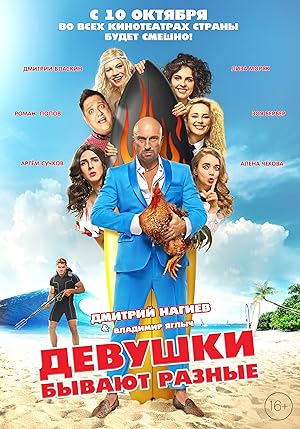 Cover image of the movie Devushki byvayut raznye (2019)