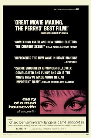 Cover image of the movie Diary of a Mad Housewife (1970)