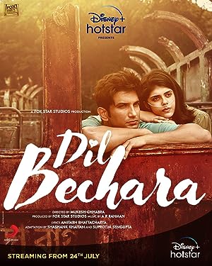 Cover image of the movie Dil Bechara (2020)