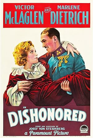 Cover image of the movie Dishonored (1931)