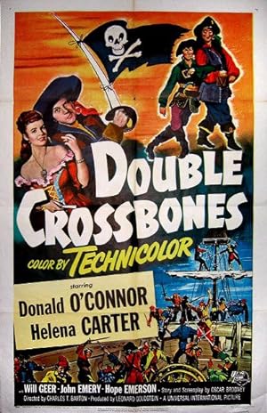 Cover image of the movie Double Crossbones (1951)