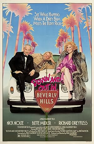 Cover image of the movie Down and Out in Beverly Hills (1986)