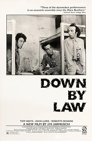 Cover image of the movie Down by Law (1986)