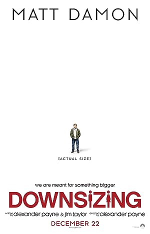 Cover image of the movie Downsizing (2017)