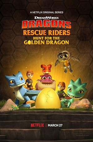 Cover image of the movie Dragons: Rescue Riders: Hunt for the Golden Dragon (2020)