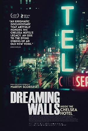 Cover image of the movie Dreaming Walls: Inside the Chelsea Hotel (2022)