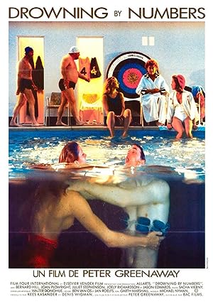 Cover image of the movie Drowning by Numbers (1988)
