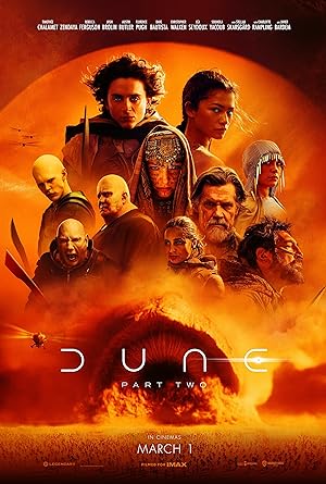 Cover image of the movie Dune: Part Two (2024)