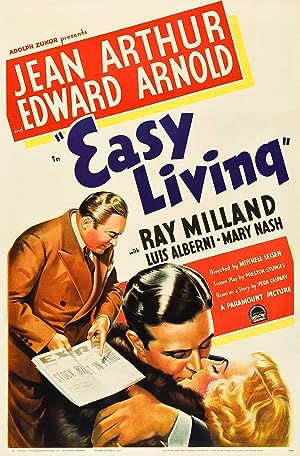 Cover image of the movie Easy Living (1937)