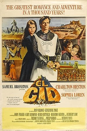 Cover image of the movie El Cid (1961)